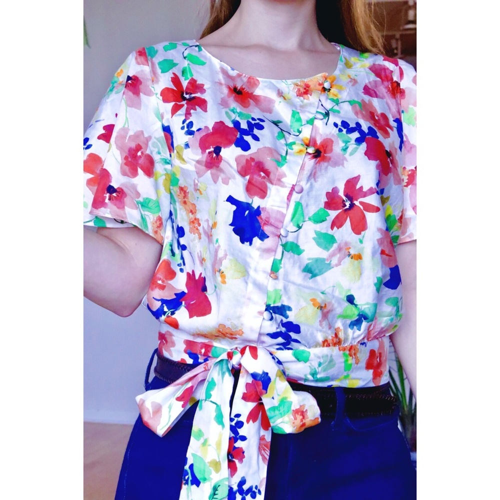 Floral chic blouse